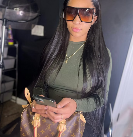 HD Lace Black Straight Wig