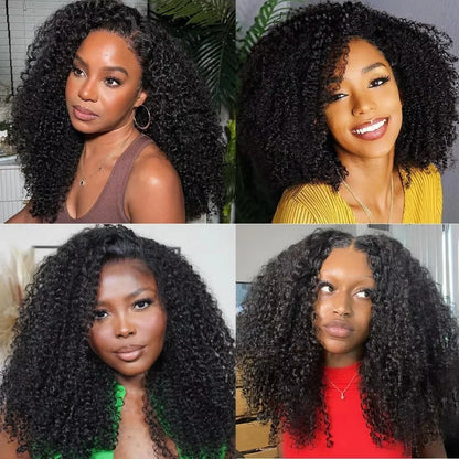 Kinky Curly V Part Wig (Glueless)